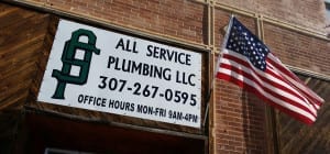 All Service Plumbing board